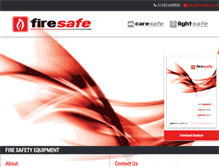 Tablet Screenshot of firesafe.co.uk